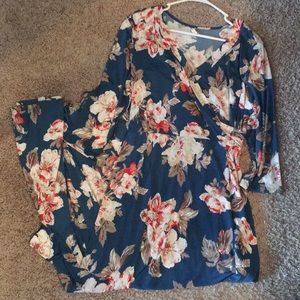 Pink blush maternity dress